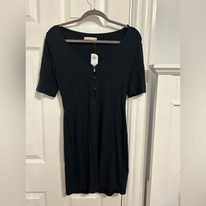 Black Abercrombie sweater dress